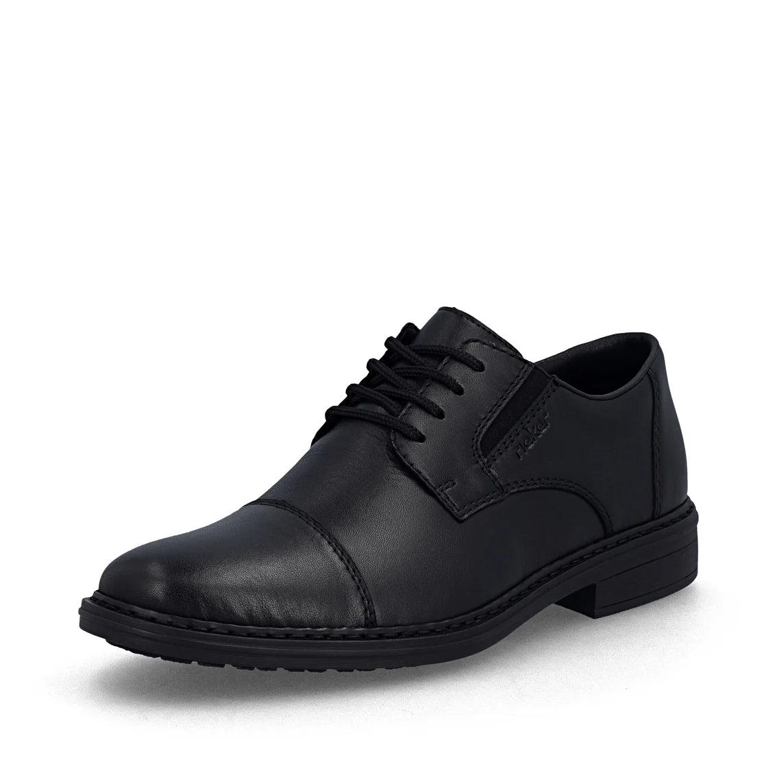 Rieker 17625 BLACK Leather Slip-On Shoe 17625-00