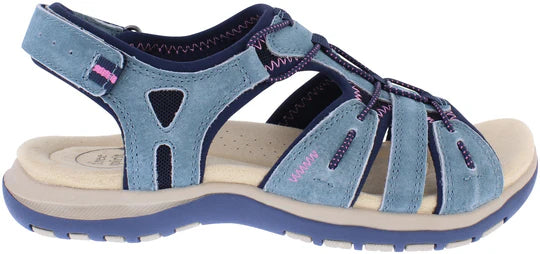 Free Spirit sandal Fairmont NAVY with velcro strap