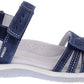 Free Spirit Maddy NAVY Touch Fastening Adjustable walking Sandal