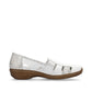 Rieker 41385 WHITE Leather Slip On Shoes 41385-80