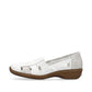 Rieker 41385 WHITE Leather Slip On Shoes 41385-80