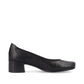 Rieker Court Shoe in leather 41650-00 BLACK