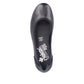 Rieker Court Shoe in leather 41650-00 BLACK