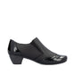 Rieker SHOE 41757 BLACK Ladies trouser shoe with zip BLACK 41757-00