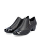 Rieker SHOE 41757 BLACK Ladies trouser shoe with zip BLACK 41757-00