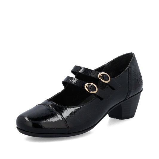Rieker Classic Patent Leather Bar Shoe 41758