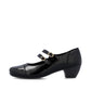 Rieker Classic Patent Leather Bar Shoe 41758