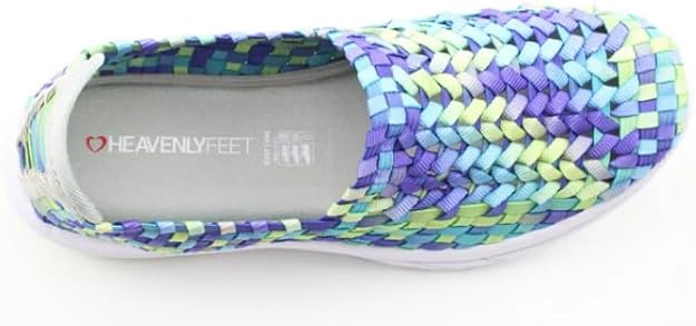 Heavenly Feet Cosmos Interlaced Elastic Comfort Shoe APPLE .