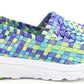 Heavenly Feet Cosmos Interlaced Elastic Comfort Shoe APPLE .