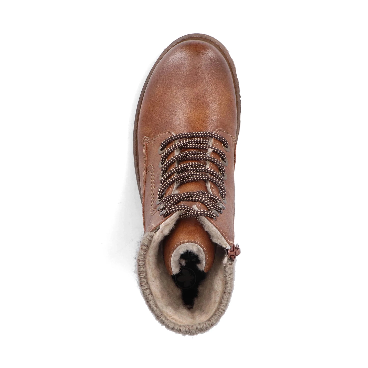 Rieker 73220 BROWN Biker Style Ankle Boots 73220-24