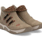 Rieker Casual Ankle boot with trainer sole 45983-64 BEIGE