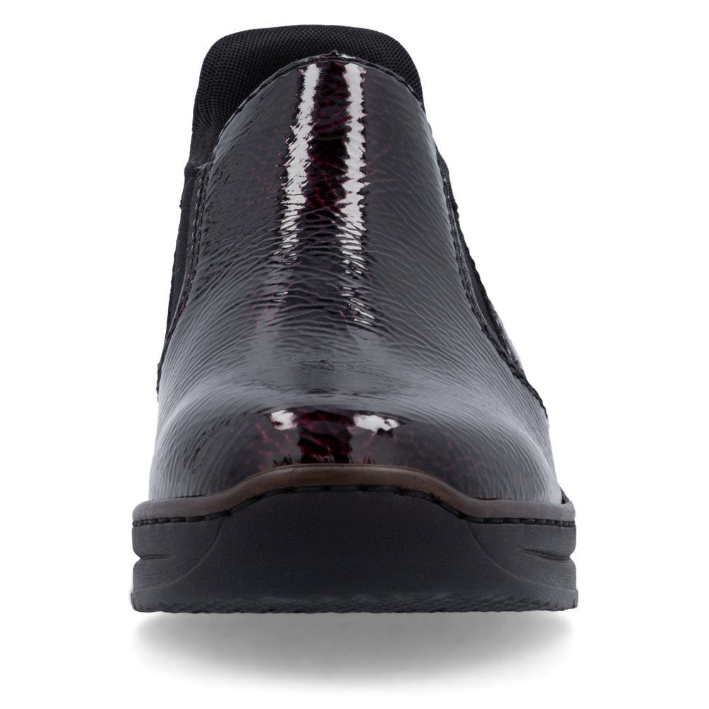 Rieker slip-on shoe 48761-35 BURGUNDY