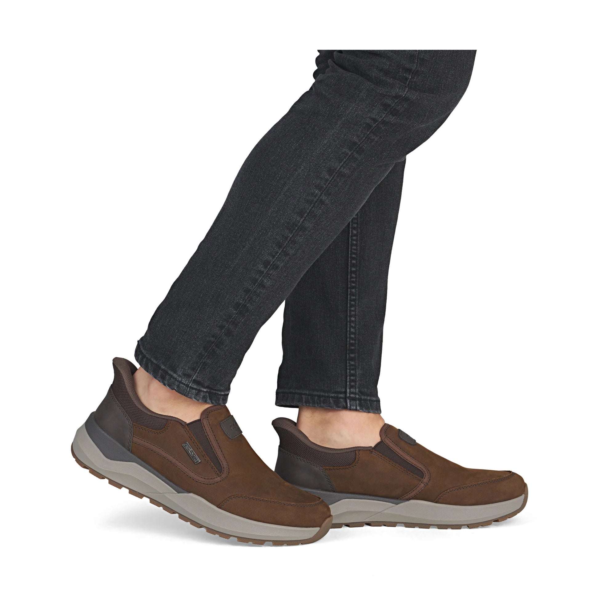 Rieker 06052 BROWN Ready To Go Hands Free Slip On Shoe 06052-22
