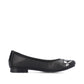 Rieker Classic Low heeled court shoe 51998-00 BLACK