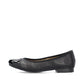 Rieker Classic Low heeled court shoe 51998-00 BLACK