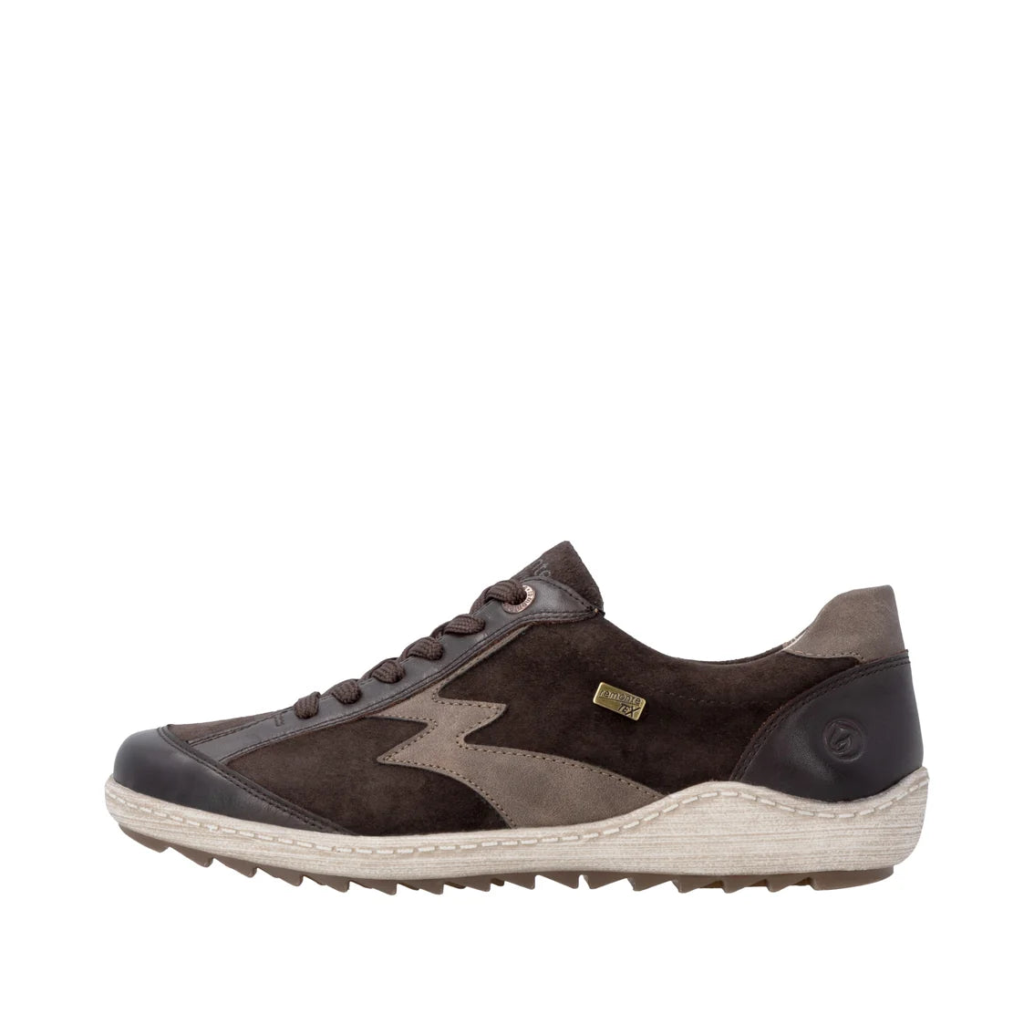 Remonte R1443 BROWN Leather Water resistant Trainer Style Shoe R1443-25