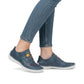 Rieker Shoe- Casual Flat Shoe BLUE 52528-14