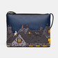 Yoshi Stargazing Cats Leather Crossbody Bag BLACK YB214 NTCT 1