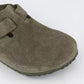Birkenstock Boston Classic Clog  thyme Green Suede