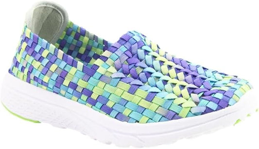 Heavenly Feet Cosmos Interlaced Elastic Comfort Shoe APPLE .
