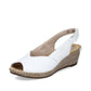 Rieker Classic Wedge Sandal 62462-80 WHITE