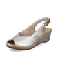 Rieker Classic Wedge Sandal 62462-90 LIGHT GOLD
