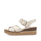 Rieker Wedge Sandal 63795 BEIGE 63795-60