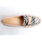 Bioeco 6427 PINK  Leather /Print Low Heel Wide Fit Slip On Shoe 6427-2064