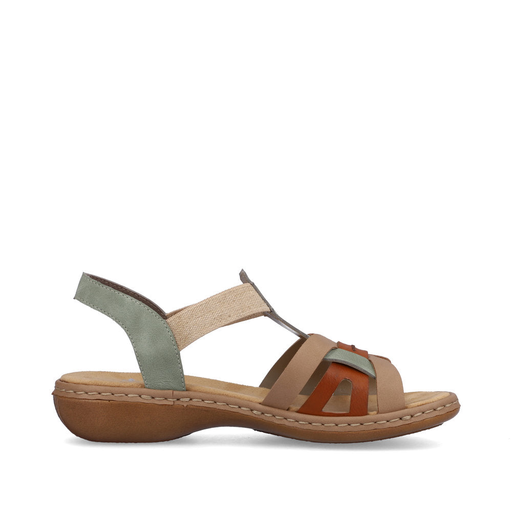 Rieker Casual Sandal 65918-52 GREEN