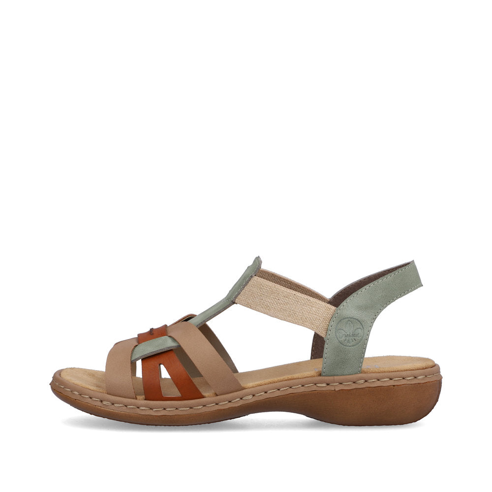 Rieker Casual Sandal 65918-52 GREEN