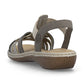 Rieker Casual Sandal 65918-64 CHAMPAGNE