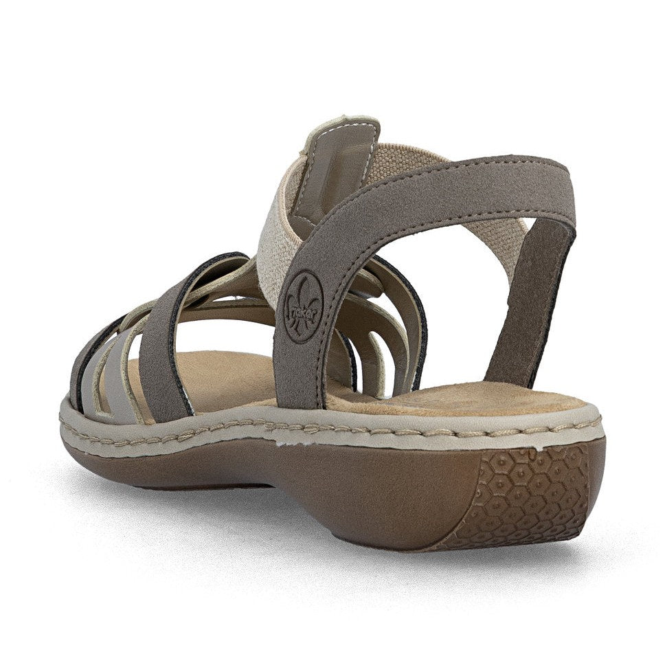 Rieker Casual Sandal 65918-64 CHAMPAGNE