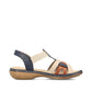 Rieker Casual Sandal 65918-90 BLUE MULTI