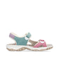 Rieker Casual Treck Sandal 68866-92 PINK COMBI