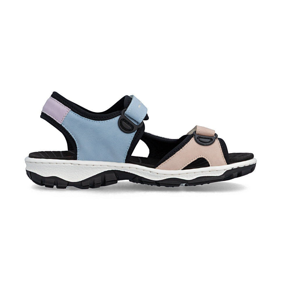 Rieker Casual Walking Sandal 68866-93 MULTI