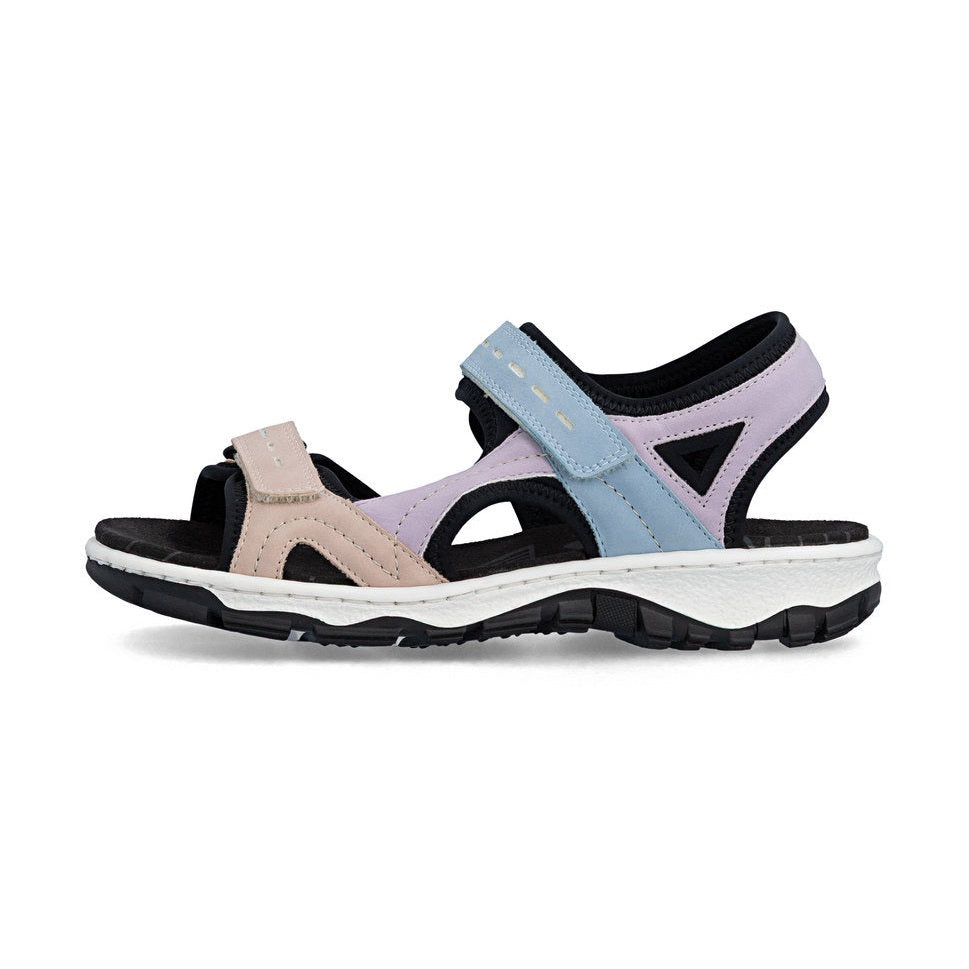 Rieker Casual Walking Sandal 68866-93 MULTI