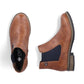 Rieker Ladies Boot 72254 Classic elastic sided boot with zip TAN 72254-24