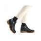 Rieker Ladies Boot 73553-54 Casual Ankle boot with double Zip GREEN 73553-54