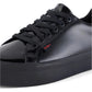 Kickers Tovni Stack BLACK  Patent Leather Lace Up Shoes