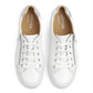 Hotter Chase White Leather Comfort Trainer