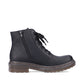 Rieker Ankle Boot with Lace and Zip BLACK 78240-00