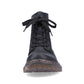 Rieker Ankle Boot with Lace and Zip BLACK 78240-00