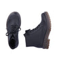 Rieker Ankle Boot with Lace and Zip BLACK 78240-00