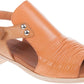 Paula Urban 9-17 ORANGE / CAMEL Soft Leather Comfort Sandal