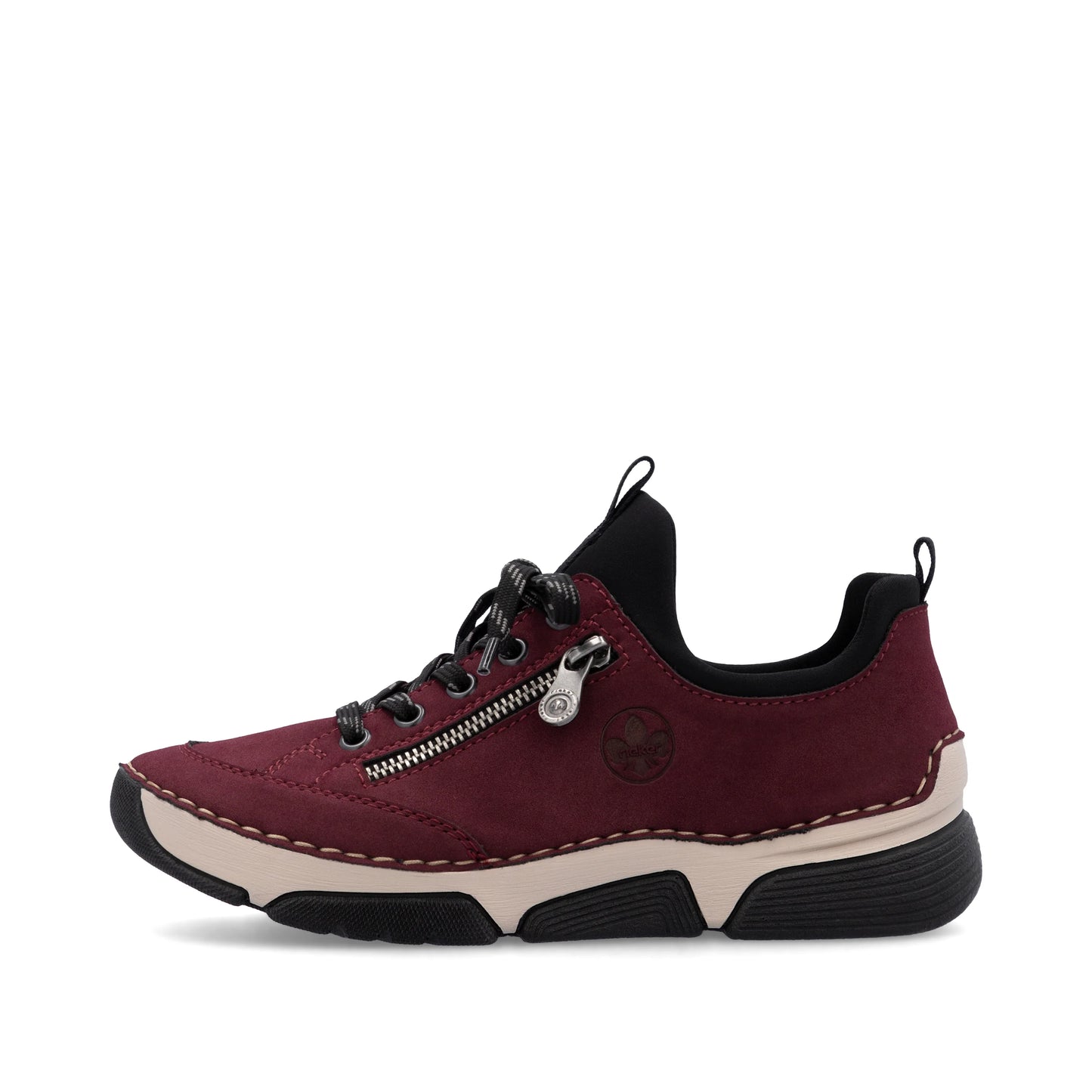 Rieker 45973 WINE Trainer Style Shoe 45973-35