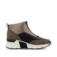 Rieker N6352 BROWN Wedge Zip Trainer Style Ankle Boot N6352-25