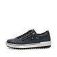 Remonte D0700 BLUE Leather Water Resistant Lace Shoe with Zip D0700-15