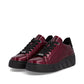 Rieker W2601 RED Patent Leather Low Top Sneakers W2601-35