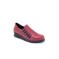 Valeria's Wide Fitting Soft Leather Shoe 9500 BURDEOS