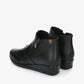 Valerias 9511 BLACK Soft Leather Wide Fitting Ankle Boot